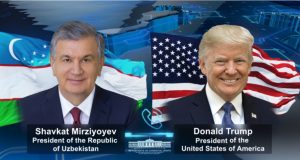 Uzbek, US presidents discuss strengthening strategic partnership in telephone call
