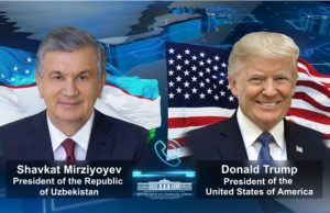 Uzbek, US presidents discuss strengthening strategic partnership in telephone call