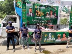 Dr. Anosh Ahmed pays tribute to martyrs, veterans of 1965 war