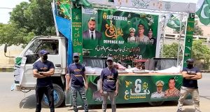 Dr. Anosh Ahmed pays tribute to martyrs, veterans of 1965 war