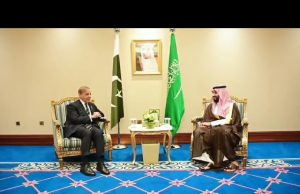 PM Shehbaz, Saudi Crown Prince MbS hold bilateral talks in Doha on sidelines of Arab–Islamic Summit; Ishaq Dar and COAS Munir also attend