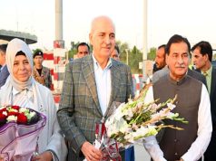Turkish Speaker Numan Kurtulmus arrives in Islamabad to attend 3rd Trilateral Speakers’ Conference