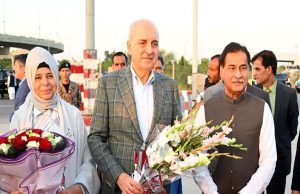 Turkish Speaker Numan Kurtulmus arrives in Islamabad to attend 3rd Trilateral Speakers’ Conference