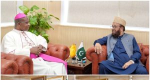 Sardar Yousaf meets Archbishop Germano Penemote, discusses interfaith harmony, minority rights