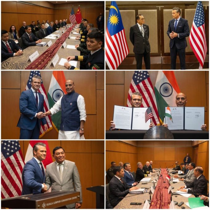 U.S. Secretary of War Pete Hegseth engages Asian defense leaders, reaffirms ‘peace through strength’ vision in Indo-Pacific