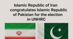 Iran congratulates Pakistan on election to UN Human Rights Council, hails shared commitment to global cooperation