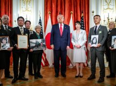 President Trump and Prime Minister Takaichi meet families of Japanese citizens abducted by North Korea – “The U.S. stands with them all the way,” says Trump