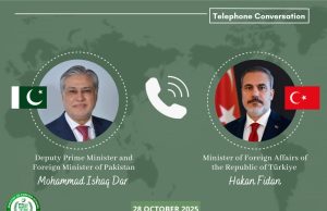 Pakistan, Türkiye vow to pursue lasting peace in Gaza; Ishaq Dar, Hakan Fidan discuss diplomatic way forward