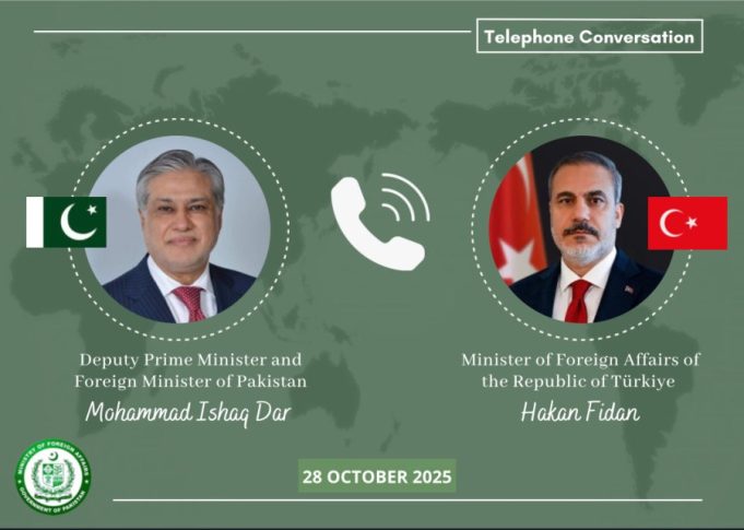 Pakistan, Türkiye vow to pursue lasting peace in Gaza; Ishaq Dar, Hakan Fidan discuss diplomatic way forward