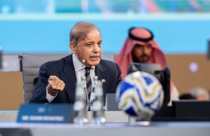 Prime Minister Shehbaz Sharif speaks at FII Roundtable “Is Humanity Heading in the Right Direction” in Riyadh