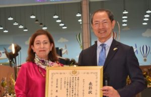 Japan honours Pakistani Cultural Ambassador Neveen Syed for promoting bilateral friendship through Ikebana Art
