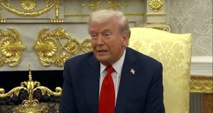 “Trump: In nine months, I ended eight wars – not for the Nobel Prize, but for peace.”