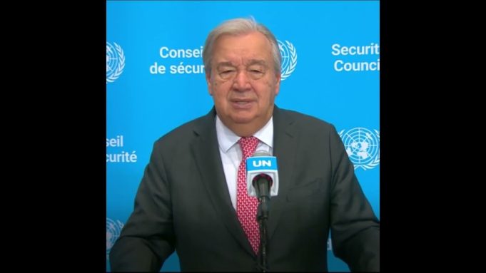 UN Chief António Guterres calls for full implementation of Gaza ceasefire, hostage release agreement