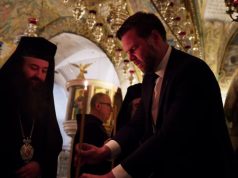 U.S. Vice President Vance and Second Lady Usha Vance visit Jerusalem’s Church of the Holy Sepulchre, site of Christ’s crucifixion and resurrection