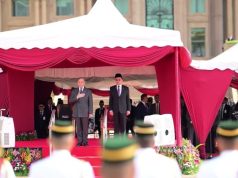 Prime Minister Shehbaz Sharif receives ‘Guard of Honour’ as he meets Malaysian premier Anwar Ibrahim at Perdana Putra