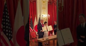 President Trump and Prime Minister Takaichi sign agreements on strategic investments and critical minerals 🇺🇸🇯🇵