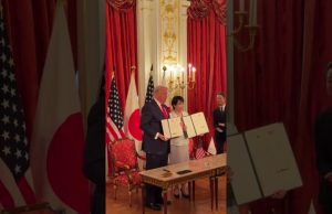 President Trump and Prime Minister Takaichi sign agreements on strategic investments and critical minerals 🇺🇸🇯🇵