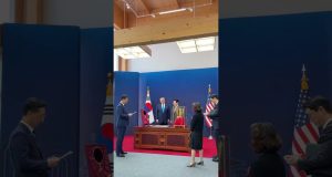 President Trump becomes first U.S. leader to receive South Korea’s highest civilian honor – the Grand Order of Mugunghwa 🇺🇸🇰🇷