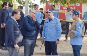 Interior Minister Mohsin Naqvi vows swift justice after deadly Islamabad District Court blast; legal fraternity condemns attack