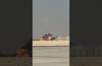 India’s Tejas fighter jet crashes during Dubai Airshow demonstration