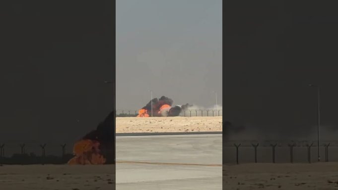 India’s Tejas fighter jet crashes during Dubai Airshow demonstration