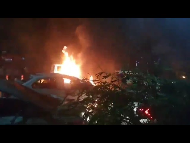 Explosion near Red Fort Metro Station: Several vehicles catch fire, special cell and fire teams on site — Delhi Fire Department