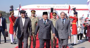 Pakistan welcomes Indonesian President Prabowo Subianto for first official visit