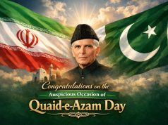 Iran pays tribute to Quaid-e-Azam on his birth anniversary, reaffirms commitment to stronger Pakistan-Iran ties