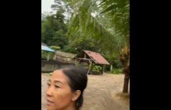 Severe flooding devastates Antiga Kelod village in Manggis, Bali, Indonesia following extreme rainfall.