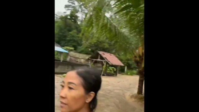 Severe flooding devastates Antiga Kelod village in Manggis, Bali, Indonesia following extreme rainfall.