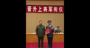 Xi Jinping promotes two senior PLA commanders to rank of general