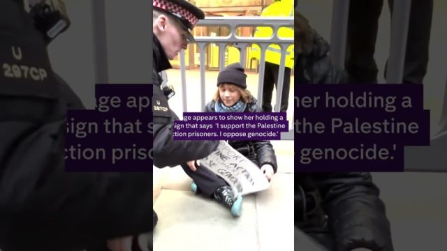 Greta Thunberg arrested in London during pro-Palestine protest
