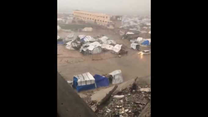 Relentless rains deepen humanitarian crisis in Gaza as flooded camps leave thousands exposed
