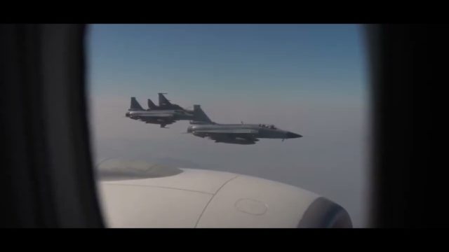 Six Pakistani JF-17 Thunder Block III fighter jets escort Indonesian President Prabowo Subianto as he arrives in Pakistan for an official visit.