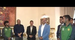 Field Marshal Syed Asim Munir, NI (M), HJ, Chief of Army Staff and Chief of Defence Forces, meets Pakistan Under-19 cricket team at General Headquarters (GHQ)
