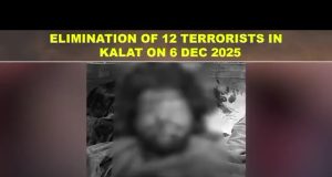 Security forces eliminate 12 terrorists in Kalat IBO targeting foreign-sponsored network