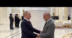 Putin meets PM Shehbaz Sharif in Ashgabat on sidelines of Multilateral Summit