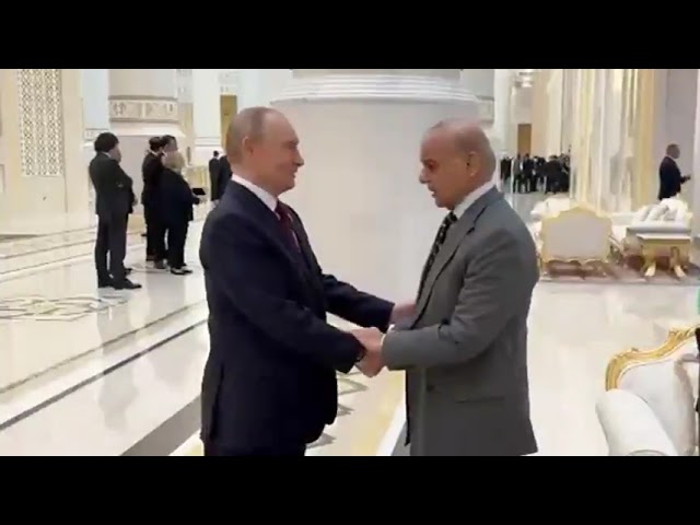 Putin meets PM Shehbaz Sharif in Ashgabat on sidelines of Multilateral Summit