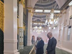 Ishaq Dar offers prayers at Roza-e-Rasool ﷺ, seeks peace, prosperity for Pakistan, Muslim Ummah