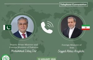 Dar, Iranian FM discuss regional developments, stress continued diplomatic engagement