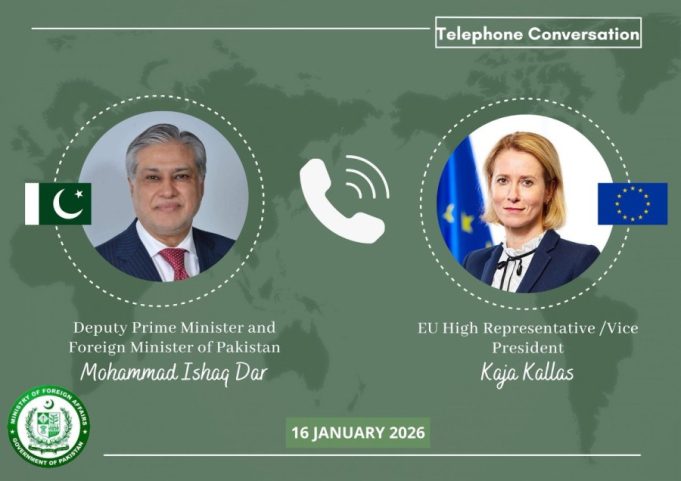 Pakistan, EU reaffirm commitment to closer engagement amid regional developments