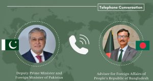 Pakistan, Bangladesh reaffirm commitment to deepening bilateral ties in high-level call