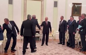 Russian President Vladimir Putin holds talks with Palestinian President Mahmoud Abbas at the Kremlin, marking the start of high-level Russia–Palestine discussions