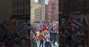Massive protest in New York city against Trump’s War on Venezuela