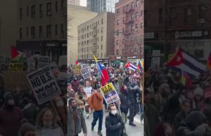 Massive protest in New York city against Trump’s War on Venezuela