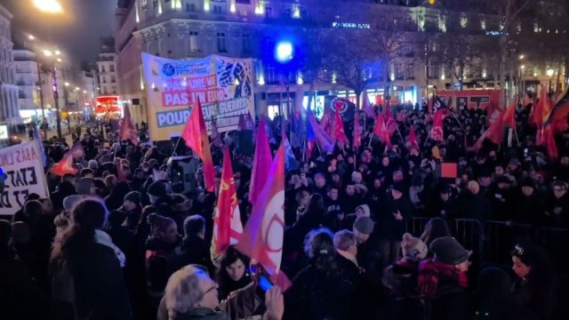 Protests erupt in Paris against Trump’s actions in Venezuela