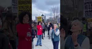 Atlanta joins nationwide protests as 80+ U.S. cities rally against war on Venezuela