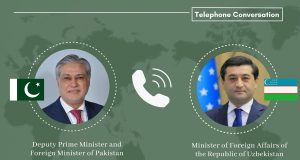 Pakistan, Uzbekistan foreign ministers consult on regional developments, stress peace, stability