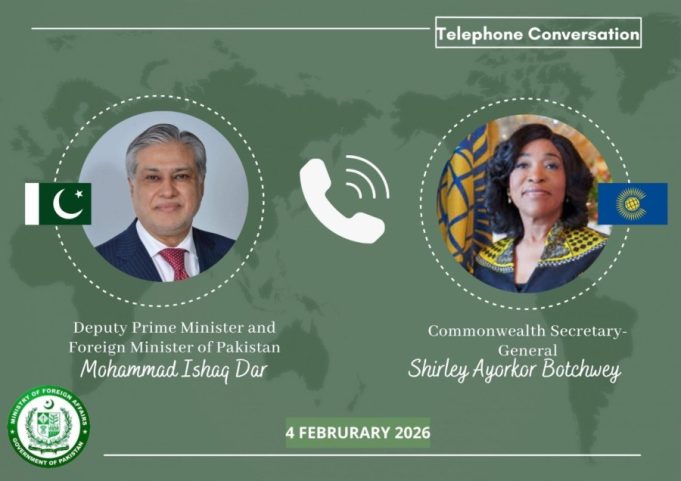 Pakistan reaffirms commitment to democratic values, multilateralism in talks with Commonwealth leadership