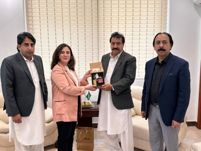 TIKA, AJK minister explore cooperation in vocational training, food security